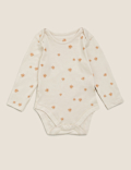 5pk Organic Cotton Printed Bodysuits ( 6&frac12;lbs - 3 Yrs)