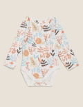 5pk Organic Cotton Printed Bodysuits ( 6&frac12;lbs - 3 Yrs)
