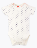 5 Pack Organic Cotton Bodysuits (6½lbs-3 Yrs)