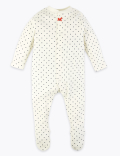 3 Pack Organic Cotton Sleepsuits
