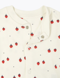 3 Pack Organic Cotton Sleepsuits