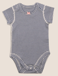 5pk Pure Cotton Printed Bodysuits (61/2lbs-3 Yrs)