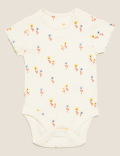 2pk Cotton Floral Bodysuits