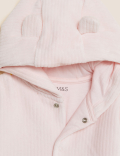 Cotton Rich Velour Hooded Jacket