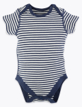 5 Pack Organic Cotton Nautical Bodysuits (6½lbs-3 Yrs)