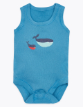 5 Pack Organic Cotton Nautical Bodysuits