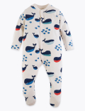 3 Pack Organic Cotton Nautical Sleepsuits (6½lbs-3 Yrs)