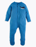 3 Pack Organic Cotton Nautical Sleepsuits (6½lbs-3 Yrs)
