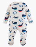 3 Pack Organic Cotton Nautical Sleepsuits (6½lbs-3 Yrs)