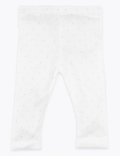 Organic Cotton Star Design Leggings (7lbs-12 Mths)