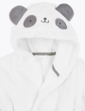 Cotton Panda Hooded Robe (0-3 Yrs)