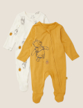 2pk Winnie the Pooh & Friends&trade; Sleepsuits (7lbs-3 Yrs)