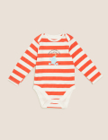 3pk Pure Cotton Mr Men™ Stripe Bodysuits