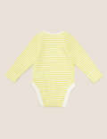 3pk Pure Cotton Mr Men™ Stripe Bodysuits
