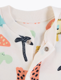 3 Pack Organic Cotton Sleepsuits (6½lbs-3 Yrs)