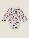 5 Pack Cotton London Bodysuits (0-3 Yrs)