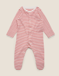 3 Pack Organic Cotton Sleepsuits (6½lbs-3 Yrs)
