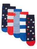 5 Pack of Cotton Rich Star Socks