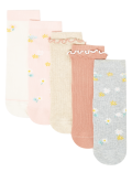 5 Pack of Floral Socks