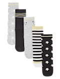 5pk of Patterned Socks