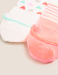 5pk Cotton Unicorn Trainer Liner Socks