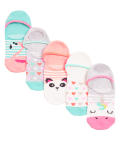 5pk Cotton Unicorn Trainer Liner Socks