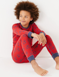 Football Print Thermal Set (18 Months - 16 Years)