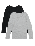 2pk Thermal Cotton Long Sleeve Vests (6-16 Yrs)