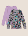 2pk Thermal Leopard Vests (2-16 Yrs)