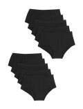 10pk Cotton Rich with Stretch Shorts (2-16 Yrs)