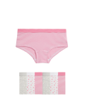7pk Cotton Rich Stripes & Stars Shorts (5-16 Yrs)