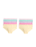 10 Pack Cotton with Stretch Knickers (2-14 Yrs)