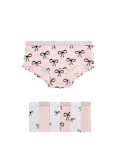 7pk Cotton with Stretch Bow Shorts (5-16 Yrs)