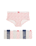 10 Pack Cotton Rich Strawberry Shorts (5-16 Yrs)