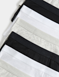 7 Pack Cotton with Stretch Grey Shorts (5-16 Yrs)