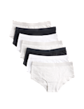7 Pack Cotton with Stretch Grey Shorts (5-16 Yrs)