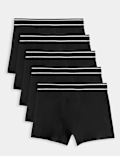 5 Pack Cotton with Stretch Trunks (5-16 Yrs)