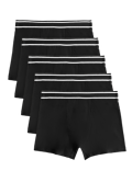 5 Pack Cotton with Stretch Trunks (5-16 Yrs)