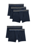 5 Pack Cotton with Stretch Trunks (5-16 Yrs)