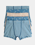 5 Pack Cotton Rich Dino Print Trunks (3-10 Yrs)
