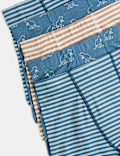 5 Pack Cotton Rich Dino Print Trunks (3-10 Yrs)