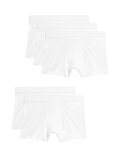 5P Plain Trunks White (2-16 Yrs)