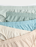 10 Pack Pure Cotton Stripes & Solids Briefs (2-14 Yrs)