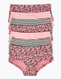7pk Cotton with Stretch Animal Print Shorts (2-16 Yrs)