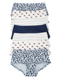7pk Cotton with Stretch Horse Print Shorts