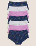 7pk Cotton Rich with Stretch Unicorn Shorts