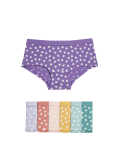 7pk Cotton Rich Stars Shorts (5-16 Yrs)