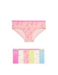 7pk Cotton with Stretch Rainbow Knickers (2-12 Yrs)