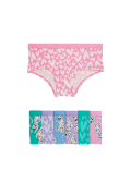 7pk Cotton with Stretch Leopard Shorts (5-16 Yrs)
