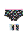 5pk Cotton with Stretch SmileyWorld® Shorts (5-16 Yrs)